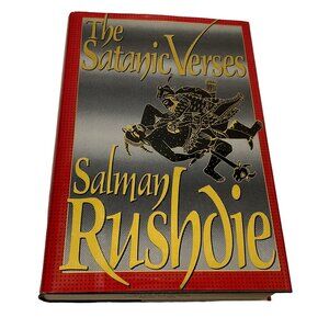 The Satanic Verses by Salman Rushdie (1989, Hardcover) DUSTJACKET EUC